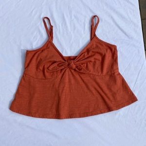 Mudd Front Knot Tank Top